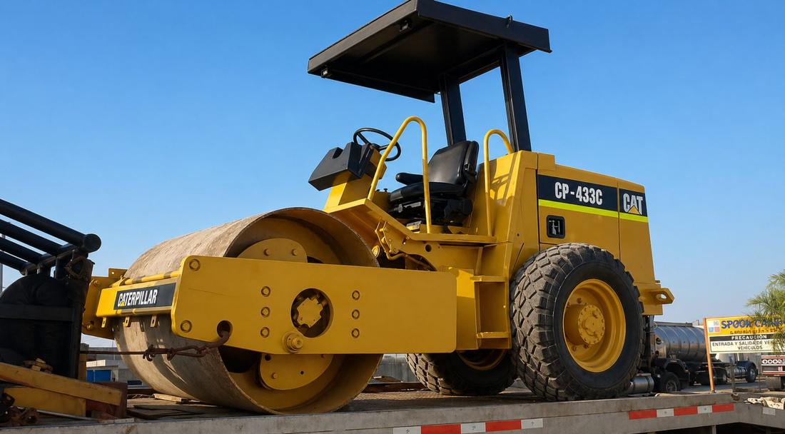 Vibrocompactador Caterpillar CP-433C